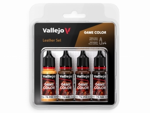 Vallejo Game Color Set 72385 Leather Set (4x18ml)