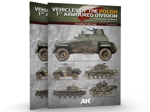 AK Book AK130010 Vehicles of the Polish 1st Armoured Division (Camouflage Profile) (68 pages) (EN)