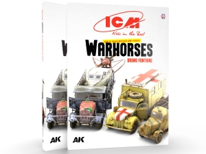 AK Book AK130011 ICM - HOW TO PAINT &WEATHER WW2 TRUCKS WARHORSES (104 pages) (EN)