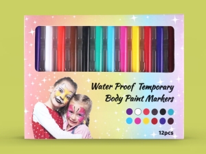 Water Proof Temporary Body Paint Marker Set Fengda (12 colors)