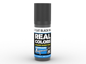 AK REAL COLORS RC804 Flat Black RAL 9005 (17ml) (old RC001)