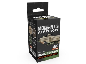 AK REAL COLORS SET RCS130 US Army Modern AFV Colors (4x17ml)
