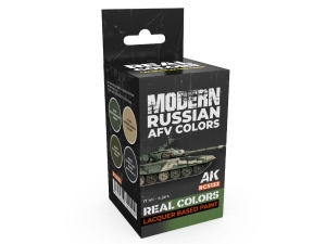 AK REAL COLORS SET RCS132 Modern Russian AFV Colors (4x17ml)