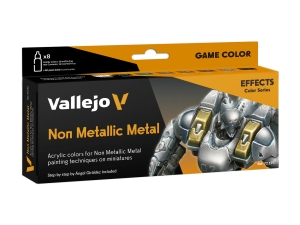 Vallejo Game Color Set 72193 Non Metallic Metal (8x18ml)