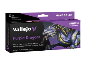 Vallejo Game Color Set 72194 Purple Dragons (8x18ml)