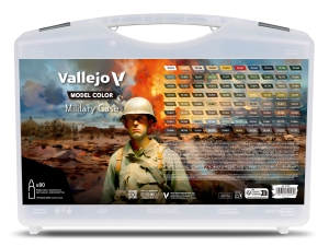Vallejo Model Color 70253 Military Case (80x18ml)