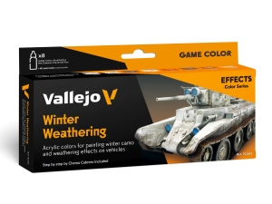 Vallejo Model Color Set 70263 Winter Weathering by Chema cabrero (8x18ml)