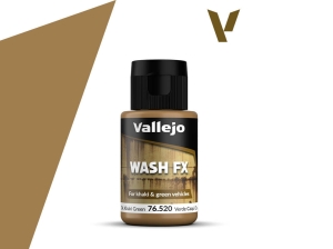 Vallejo Model Wash 76520 Dark Khaki Green (35ml)