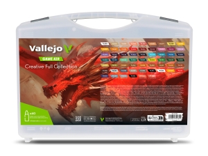 Vallejo 72185 GAME AIR Creative Full Collection Case (60x18ml)