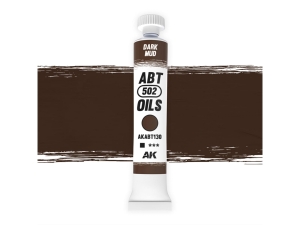 Abteilung 502 OIL COLOR ABT130 Dark Mud (20ml tube)