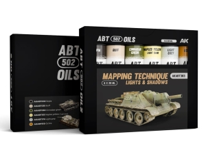 Abteilung 502 OIL SET ABT303 Mapping Technique Lights and Shadows (6x20ml tubes)