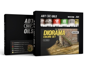 Abteilung 502 OIL SET ABT307 Dioramas Colors Set (6x20ml tubes)