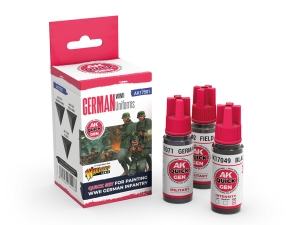 AK QUICK GEN SET AK17501 GERMAN UNIFORMS (3x18ml)