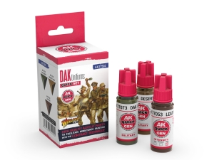 AK QUICK GEN SET AK17502 DAK UNIFORMS (3x18ml)