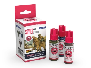 AK QUICK GEN SET AK17504 SOVIET UNIFORMS (3x18ml)