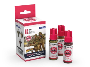 AK QUICK GEN SET AK17505 US UNIFORMS (3x18ml)