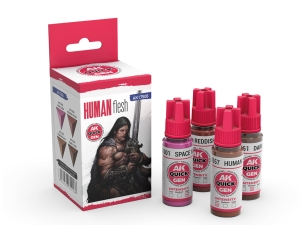 AK QUICK GEN SET AK17506 HUMAN FLESH (4x18ml)