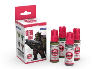 AK QUICK GEN SET AK17507 GREEN SKINS (4x18ml)