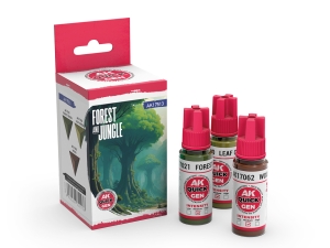AK QUICK GEN SET AK17513 FOREST & JUNGLE (3x18ml)