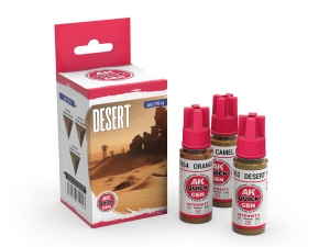 AK QUICK GEN SET AK17514 DESERT (3x18ml)