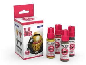 AK QUICK GEN SET AK17519 YELLOW SOLDIERS (4x18ml)