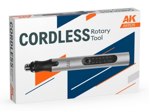 AK TOOL AK9539 USB CORDLESS ROTARY TOOL (battery 280mAh) + accessories