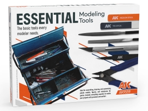 AK TOOL AK9559 ESSENTIAL MODELING TOOLS (11pcs SET)