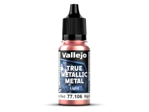 Vallejo True Metallic Metal 77106 (Light) Ruby Red (18ml)