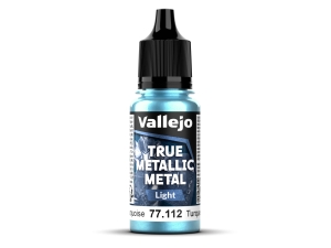 Vallejo True Metallic Metal 77112 (Light) Hydra Turquoise (18ml)