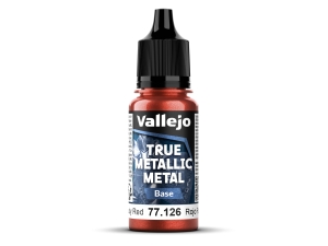 Vallejo True Metallic Metal 77126 (Base) Ruby Red (18ml)