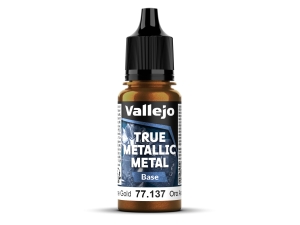 Vallejo True Metallic Metal 77137 (Base) Arcane Gold (18ml)