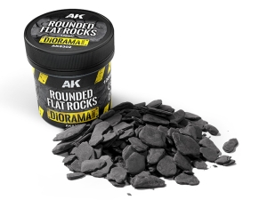AK DIORAMA AK8302 ROUNDED FLAT ROCKS (100ml)