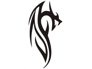 Disegno di tatuaggio aerografo V075