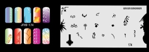 Disegno per le unghie (aerografo nail art) Fengda JFH09-174