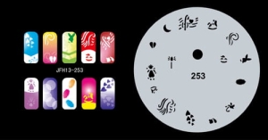 Disegno per le unghie (aerografo nail art) Fengda JFH13-253