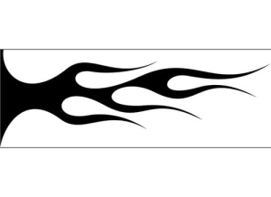 Disegno aerografo fiamme/flames C548