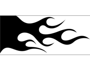 Disegno aerografo fiamme/flames C119