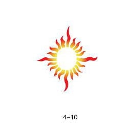 Disegno per glitter tattoo Fengda 04-10