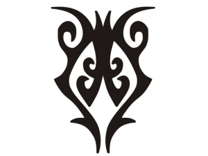 Disegno di tatuaggio aerografo V027