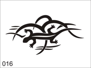 Disegno di tatuaggio aerografo V016