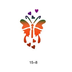 Disegno per glitter tattoo Fengda 15-08