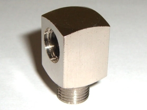 Pezzo di ricambio per compressori aerografo: ginocchio per regolatore