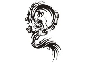 Disegno di tatuaggio aerografo M154