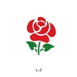 Disegno per glitter tattoo Fengda 01-07