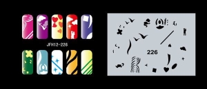 Disegno per le unghie (aerografo nail art) Fengda JFH12-226