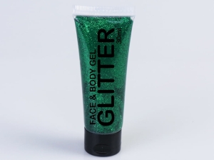 Glitter Gel Tube green 30 ml