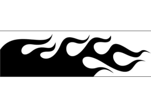 Disegno aerografo fiamme/flames C116