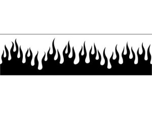 Disegno aerografo fiamme/flames C204