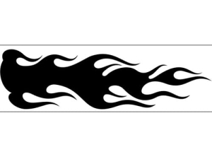 Disegno aerografo fiamme/flames C038