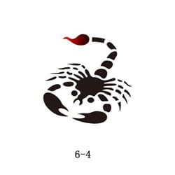 Disegno per glitter tattoo Fengda 06-04